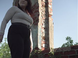 4K After hard public sex, a lot of cum in pussy